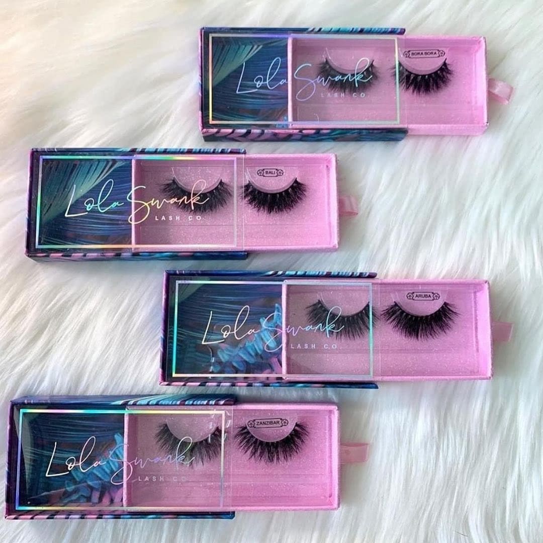 Eyelashes Vendor Wholesale Mink Lashes With Custom Eyelash Package 5762